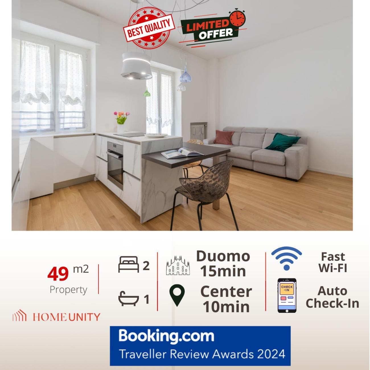 Design Premium Apartment In Center Milan - Homeunity Esterno foto